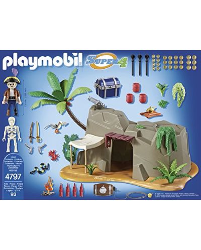 Конструктор Playmobil Super 4 - Пиратска пещера - 2