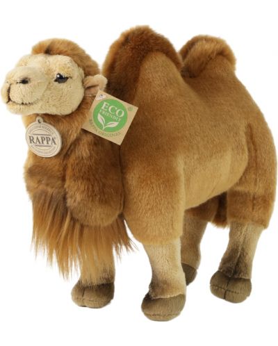 Плюшена играчка Rappa Еко приятели - Двугърба камила, стояща, 30 cm - 1