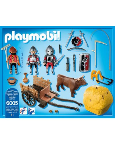 Комплект фигурки Playmobil Knights - Рицари - ястреби с каруца - 4
