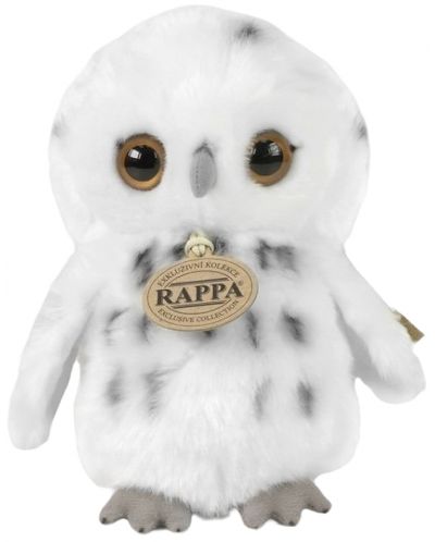 Плюшена играчка Rappa Еко приятели - Полярна сова, 18 cm - 1