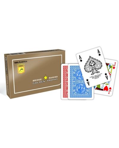 Пластични карти Modiano - Bridge Golden Trophy Ramino - 1