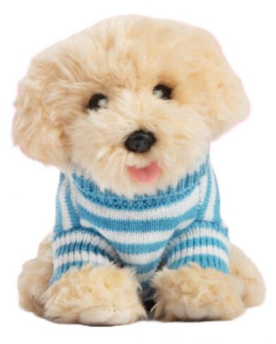 Плюшена играчка Studio Pets - Куче Лабрадудел с блузка, Драскулка, 23 cm - 1