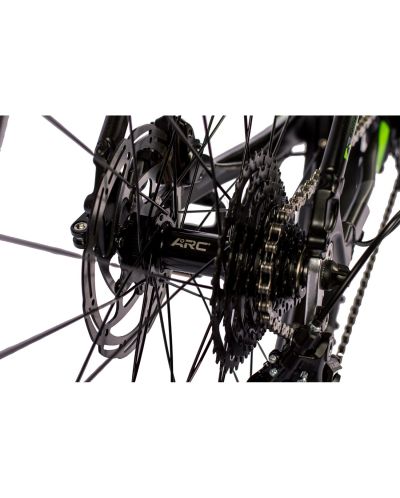 Планински велосипед със скорости SPRINT - Apolon MTB, 27.5", 400 mm, черно/сиво/зелено - 9