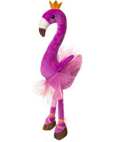 Плюшена играчка Fluffii - Фламингото Мая, виолетово - 1