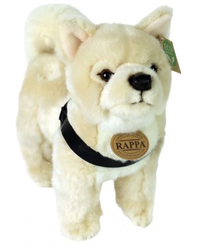 Плюшена играчка Rappa Еко приятели - Куче Акита Ину, стоящо, 30 cm - 1