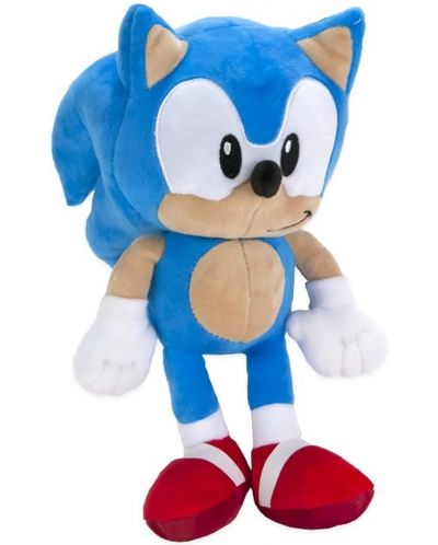 Плюшена фигура Sega Games: Sonic The Hedgehog - Sonic, 30 cm - 1