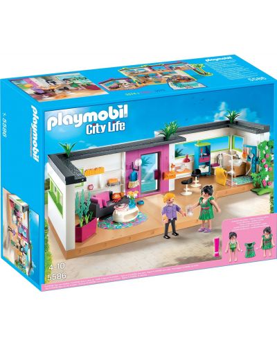 Конструктор Playmobil City Life - Модерна стая за гости - 1