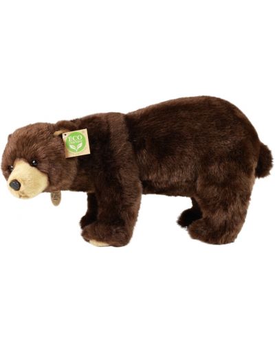 Плюшена играчка Rappa Еко приятели - Кафява мечка, стояща, 40 cm - 2