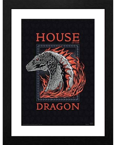 Плакат с рамка GB eye Television: House of the Dragon - Red Dragon - 1