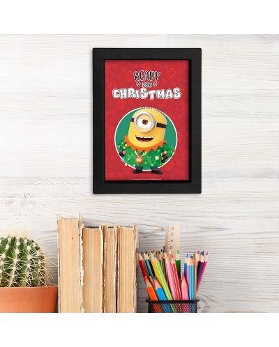 Плакат с рамка The Good Gift Animation: Minions - Ready for Christmas - 3