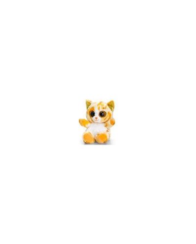 Плюшена играчка Keel Toys Animotsu - Коте, 15 cm - 1