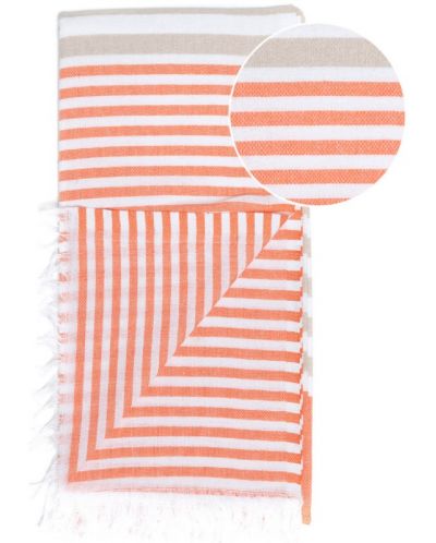 Памучна кърпа в кутия Hello Towels - Bali, 100 х 180 cm, оранжево-бежова - 2