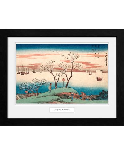 Плакат с рамка GB eye Art: Hiroshige - Cherry Blossom at Gotenya - 1