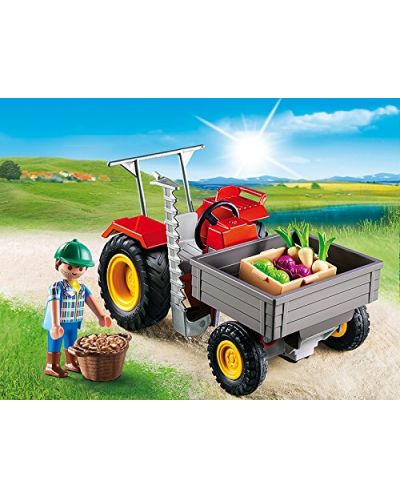 Комплект фигурки  Playmobil Country - Трактор за прибиране на реколтата - 2