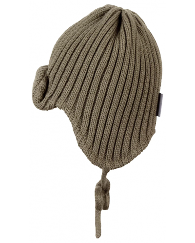 Плетена шапка Sterntaler - Зелена, от био памук, размер 49, 12-18 м - 3