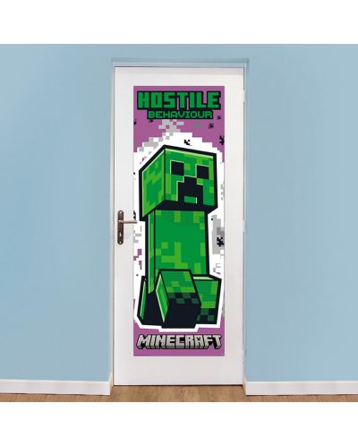 Плакат за врата GB eye Games: Minecraft - Creeper - 3