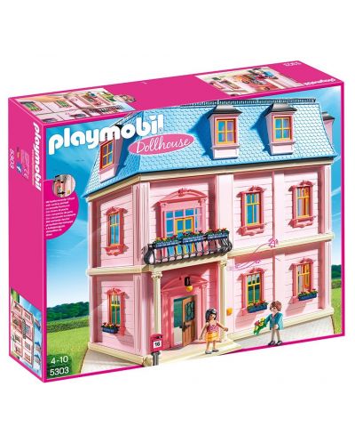Комплект фигурки Playmobil Dollhouse - Луксозна къща - 1