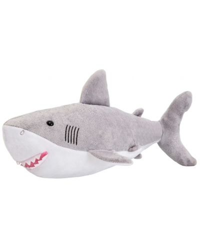 Плюшена играчка Wild Planet - Голяма бяла акула, 36 cm - 1