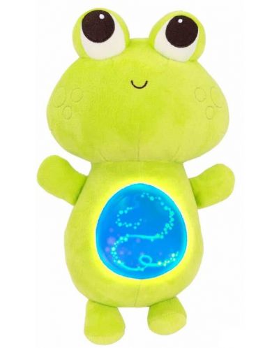 Плюшена играчка Battat - Музикална светеща жабка - 1