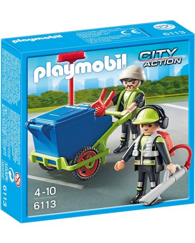 Комплект фигурки Playmobil City Action - Чистачи - 1