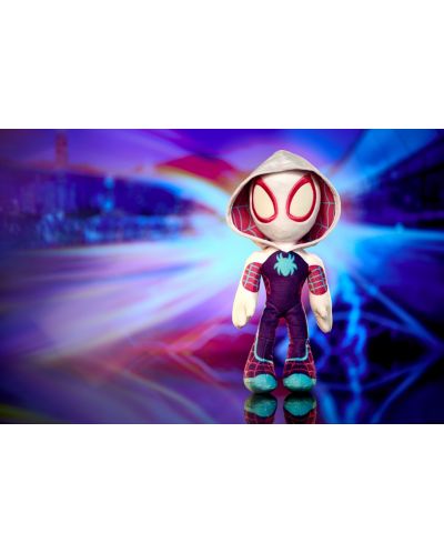 Плюшена играчка Simba Toys - Призрачният паяк със светещи очи, 25 cm - 3