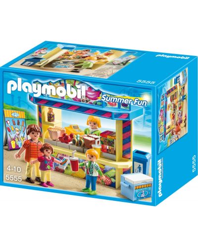 Комплект фигурки Playmobil Summer Fun - Щанд за сладкиши