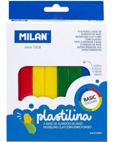 Пластилин Milan - 4 цвята - 1