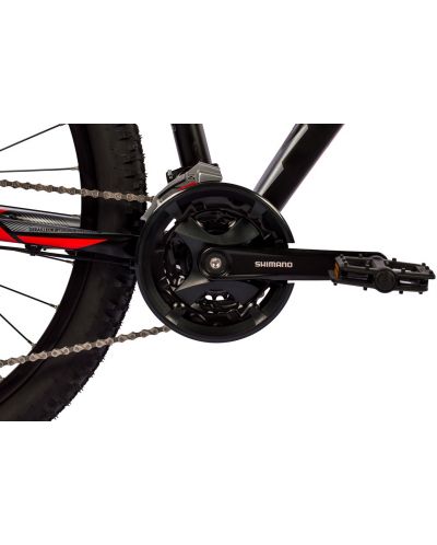 Планински велосипед със скорости SPRINT - Maverick, 29", 520 mm, черен/червен - 3
