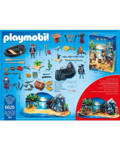 Коледен календар Playmobil – Пиратски остров - 3