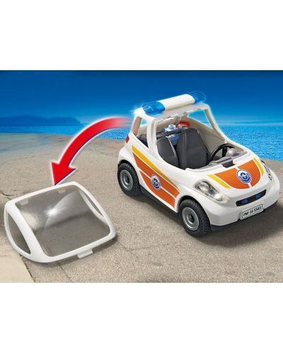 Комплект фигурки Playmobil City Action - Кола за спешна медицинска помощ - 2