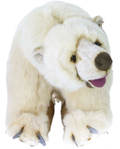 Плюшена играчка Rappa Еко приятели - Полярна мечка, 43 cm - 2