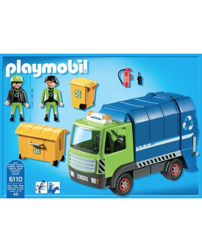 Комплект фигурки Playmobil City Action - Камион за събиране на отпадъци - 2