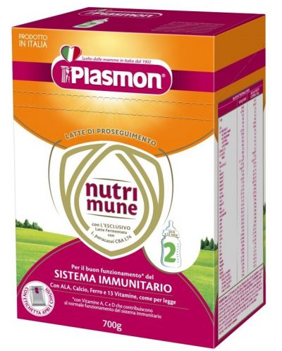 Преходно мляко Plasmon - Nutrimune 2, 2 х 350 g - 1