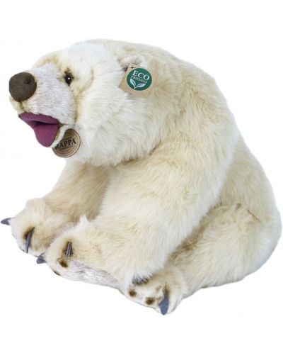 Плюшена играчка Rappa Еко приятели - Полярна мечка, 43 cm - 3