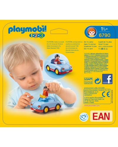 Фигурки Playmobil 1.2.3 - Кабриолет - 3