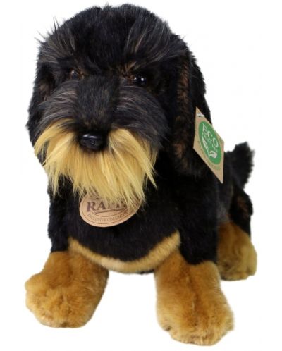 Плюшена играчка Rappa Еко приятели - Куче Дакел, седнал, 30 cm - 1