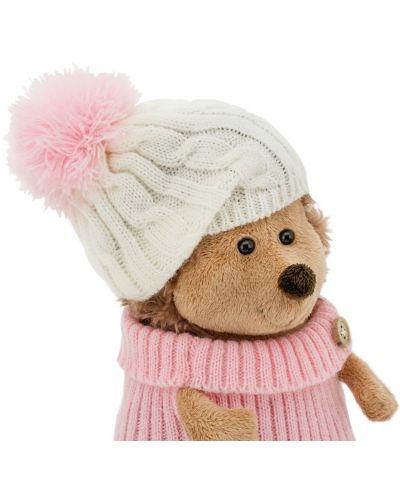 Плюшена играчка Оrange Toys Life - Tаралежчето Флъфи с бяло-розова шапка, 15 cm - 2
