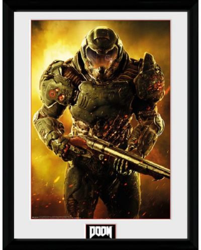 Плакат с рамка GB Eye Games: Doom - Doomguy - 1