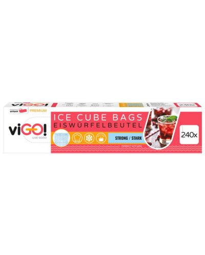 Пликове за лед viGО! - Premium, 240 кубчета - 1