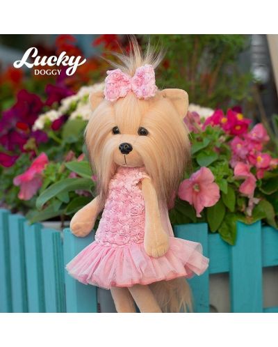 Плюшена играчка Orange Toys Lucky Doggy - Късметлийското Йойо, Микс рози - 6