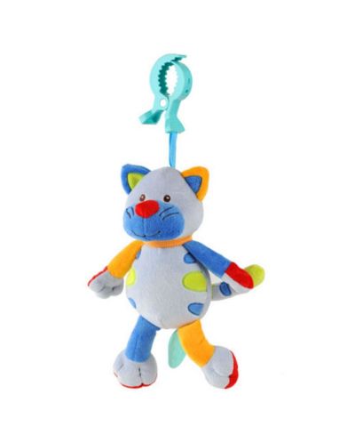 Плюшена играчка Babyono - Смеещо се коте - 1