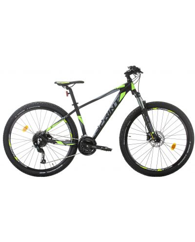Планински велосипед със скорости SPRINT - Maverick Pro, 27.5", 400 mm, черен/зелен - 1
