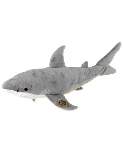 Плюшена играчка Rappa Еко приятели - Бяла акула, 51 cm - 2