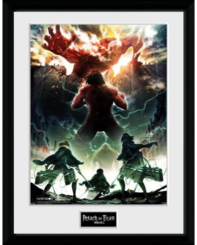 Плакат с рамка GB eye Animation: Attack on Titan - Key Art - 1