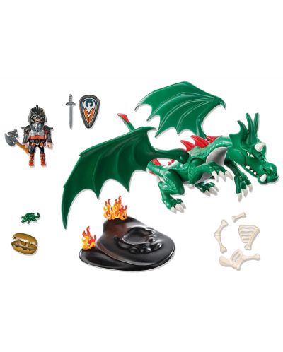 Комплект фигурки Playmobil Knights - Величествен дракон - 2