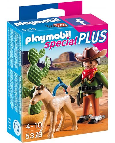 Фигурки Playmobil Special Plus - Каубой с конче - 1