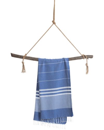 Памучна кърпа в кутия Hello Towels - Malibu, 100 х 180 cm, синя - 3
