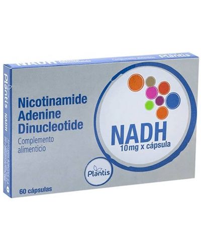 Plantis NADH Никотинамид аденин динуклеотид, 10 mg, 60 капсули, Artesania Agricola - 1