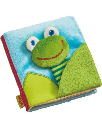 Плюшена бебешка книжка Haba - Magic frog - 1
