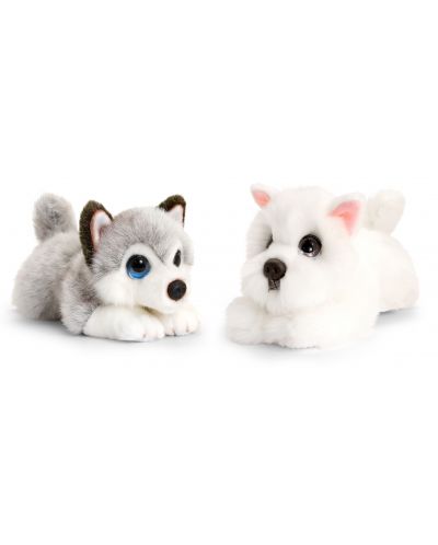 Плюшена играчка Keel Toys - Легнало кученце, 25 cm, асортимент - 4